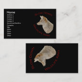 Carte De Visite coyote (Devant / Derrière)