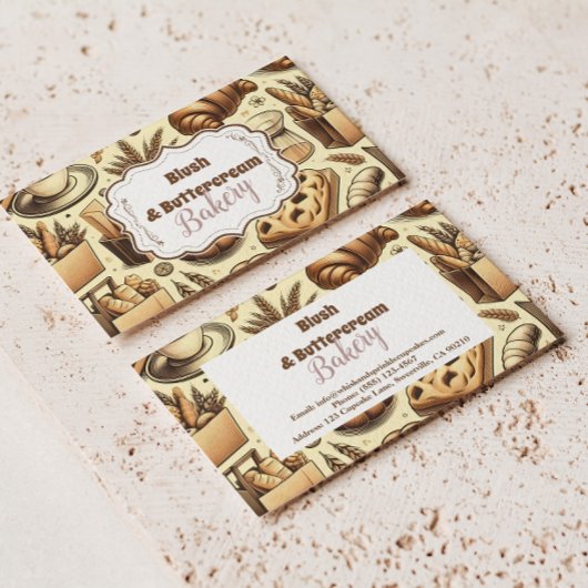 Carte De Visite Cozy Cottage Baking