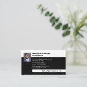 Carte De Visite CPA | Comptable Professionnel Noir | Gold Busine (Debout devant)