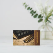 carte de visite cpa de calcul (Debout devant)