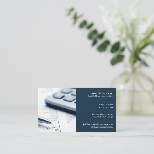 Carte De Visite CPA | Expert comptable fiscal (Debout devant)