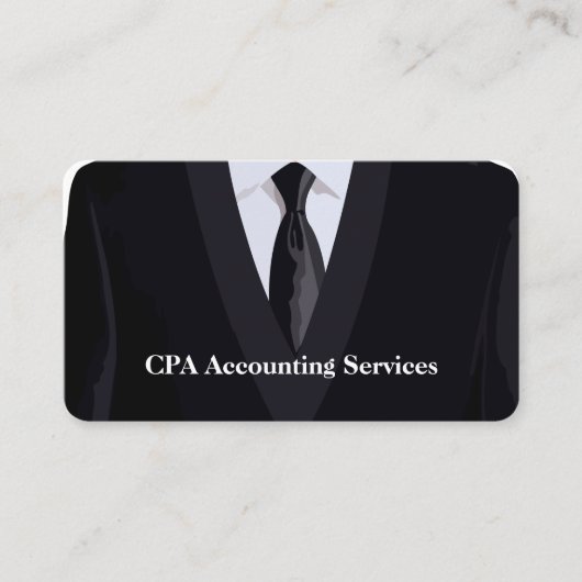 Carte De Visite CPA professionnel moderne Acountant (Devant)