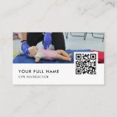 Carte De Visite CPR QR Code Entreprise moderne (Devant)