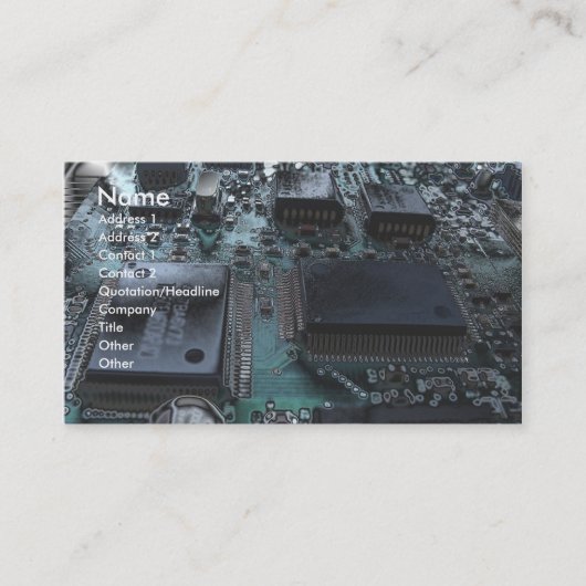 CARTE DE VISITE CPU (Devant)
