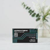 Carte De Visite cpu v.3 avec code qr (Debout devant)
