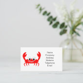 Carte de visite crabe (Debout devant)