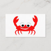 Carte de visite crabe (Dos)