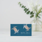 Carte De Visite Crabe de crustacés Restaurant Crawfish Diner Grung (Debout devant)