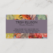 Carte De Visite Crabe Plage Nautique Art de la mer (Dos)