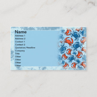 Carte De Visite Crabes