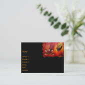 Carte De Visite Craie rouge dragon (Debout devant)