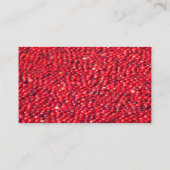 Carte De Visite Cranberries Festive Rouge (Dos)