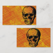 Carte de visite crâne (Devant / Derrière)