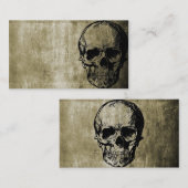 Carte de visite crâne (Devant / Derrière)