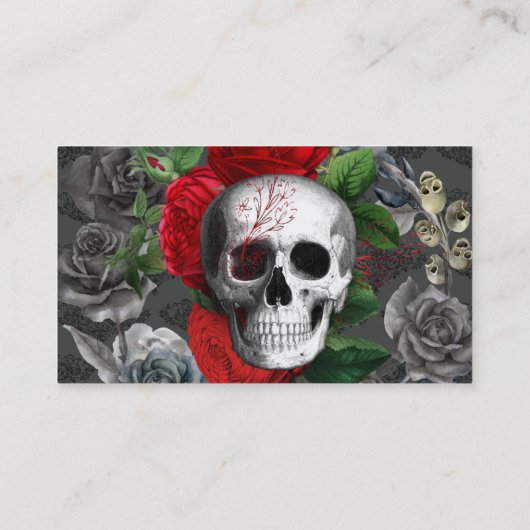 Carte De Visite Crâne (Dos)