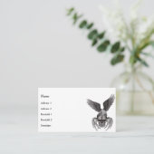 Carte De Visite Crâne-araignée à l'aigle à la Tatoue (Debout devant)