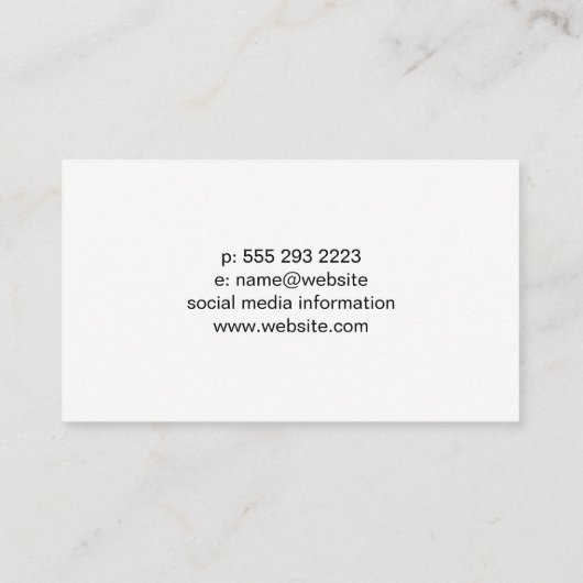 Carte De Visite Crane | Construction | Builder  (Dos)