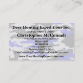 Carte De Visite Crâne de chasse aux cerfs sur mesure (Dos)