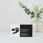 Carte De Visite Crâne de dinosaure de T-rex du paléontologue (Debout devant)