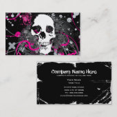 Carte De Visite crâne de haute fidélité (Devant / Derrière)