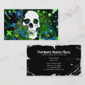Carte De Visite crâne de haute fidélité (Devant / Derrière)