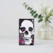 Carte De Visite crâne de haute fidélité (Debout devant)