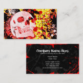 Carte De Visite crâne de haute fidélité (Devant / Derrière)