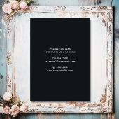 Carte De Visite Crâne de vache rustique Boho floral Ouest