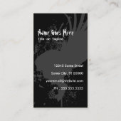 Carte De Visite crâne de vol (Dos)