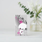 Carte De Visite crâne de vol (Debout devant)