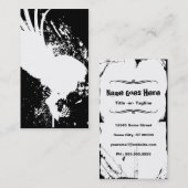 Carte De Visite crâne de vol (Devant / Derrière)