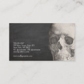 Carte De Visite Crâne déplaisant (Dos)