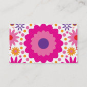 Carte De Visite Crâne mexicain rose de sucre (Dos)