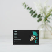 Carte De Visite Crâne punk (Debout devant)