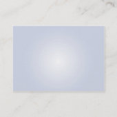 Carte De Visite Cravate bleue - potelée (Dos)