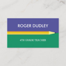 Crayon jaune sur les rayures violet et vert enseig