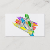 Carte De Visite Crayons (Dos)