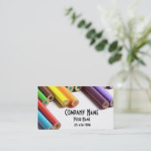 Carte De Visite Crayons colorés (Debout devant)