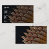 Carte De Visite Crayons pointus (Devant / Derrière)