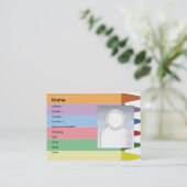 Carte De Visite Crayons - potelés (Debout devant)