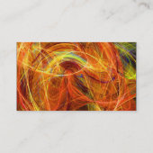 Carte De Visite CRAZY PHOTON vibrant doux noir orange (Dos)