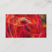 Carte De Visite CRAZY PHOTON vibrant doux noir rouge blanc (Dos)