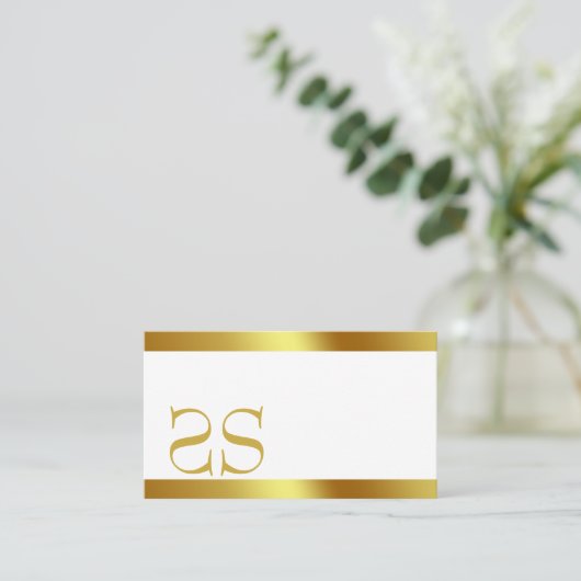 CARTE DE VISITE CREAM LINEN (Debout devant)