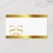 CARTE DE VISITE CREAM LINEN (Devant)