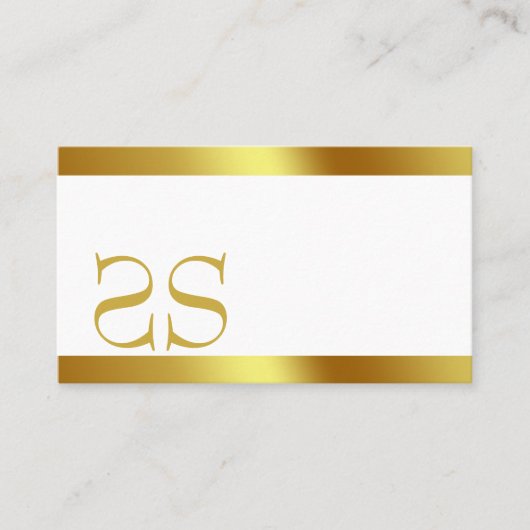 CARTE DE VISITE CREAM LINEN (Devant)