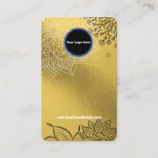 Carte De Visite Creat Your Custom Logo Earring Display Card (Devant)
