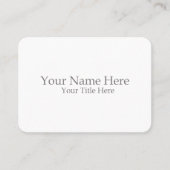 Carte De Visite Create Your Own (Devant)