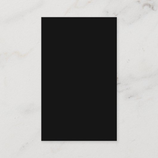 Carte De Visite Create Your Own Black Custom Design Holiday Card (Devant)