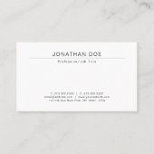 Carte De Visite Create Your Own Modern Professional Template Chic (Devant)