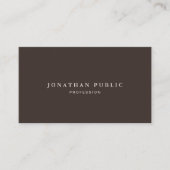 Carte De Visite Create Your Own Professional Elegant Template (Devant)
